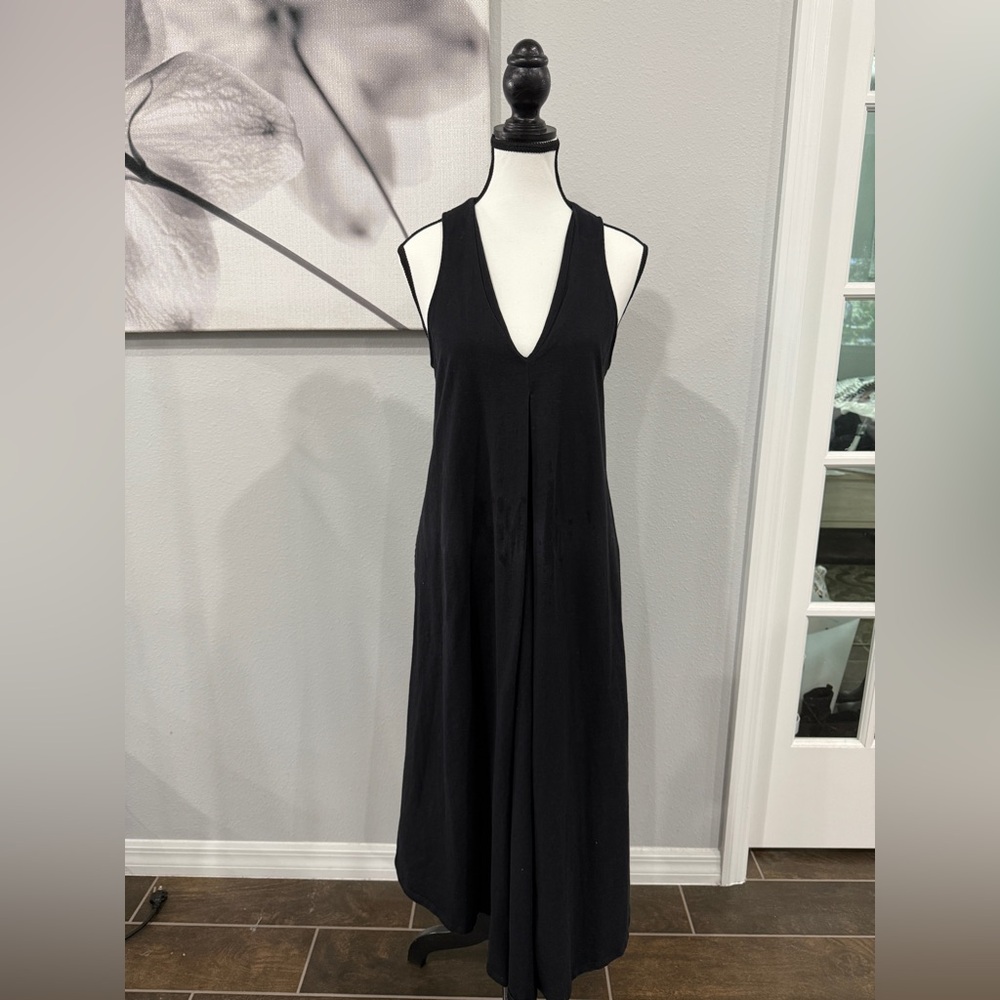 Free People Beach Black Luisa Sleeveless Midi Dress